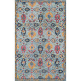 Ibiza Hand Tufted Wool Traditional Area Rug Blue