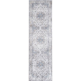 Karachi Traditional Area Rug Grey