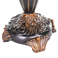 Gracewood Hollow Lachmet Multicolored Stained Glass Table Lamp (27.5 in.) - 17"L x 17"W x 27.5"H