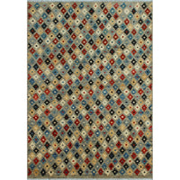 Balochi Ted Grey/Red Soft Area Rug