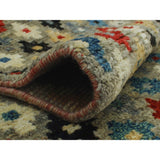 Balochi Ted Grey/Red Soft Area Rug