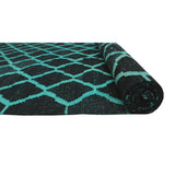 Elan Overdyed Kilim Cemal Black/Blue Soft Area Rug