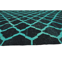 Elan Overdyed Kilim Cemal Black/Blue Soft Area Rug