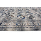 Latif Jodie Blue/Grey Soft Area Rug