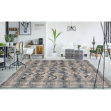 Latif Jodie Blue/Grey Soft Area Rug