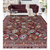 Latif Jodie Blue/Grey Soft Area Rug