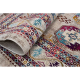 Latif Jodie Blue/Grey Soft Area Rug