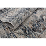 Latif Jodie Blue/Grey Soft Area Rug