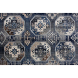 Latif Jodie Blue/Grey Soft Area Rug