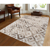 Lux Lauren Moroccan 2-inch Shag Area Soft Rug