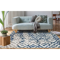 Lux Lauren Moroccan 2-inch Shag Area Soft Rug