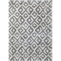 Lux Lauren Moroccan 2-inch Shag Area Soft Rug