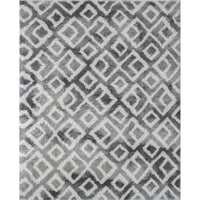 Lux Lauren Moroccan 2-inch Shag Area Soft Rug