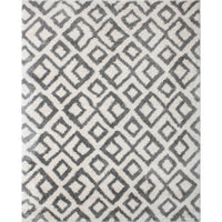 Lux Lauren Moroccan 2-inch Shag Area Soft Rug