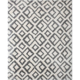 Lux Lauren Moroccan 2-inch Shag Area Soft Rug