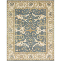 Hailey Grey-Blue/Ivory Soft Area Rug