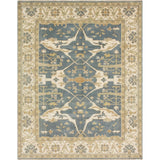 Hailey Grey-Blue/Ivory Soft Area Rug