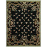 Pak-Persian Abusan Black/Green Soft Area Rug