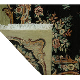 Pak-Persian Abusan Black/Green Soft Area Rug