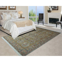 Pak-Persian Abusan Lt. Grey/Gold Soft Area Rug