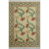 Pak-Persian Carnation Beige/Green Soft Area Rug