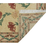 Pak-Persian Carnation Beige/Green Soft Area Rug