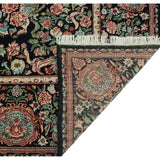 Pak-Persian Taimor Black/Green Soft Area Rug