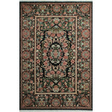 Pak-Persian Taimor Black/Green Soft Area Rug