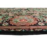 Pak-Persian Taimor Black/Green Soft Area Rug