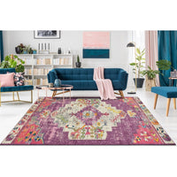 Distressed Delma Soft Area Rug