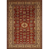 Super Kazak Souzan Red/Ivory Soft Area Rug