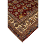 Super Kazak Souzan Red/Ivory Soft Area Rug