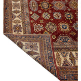 Super Kazak Souzan Red/Ivory Soft Area Rug