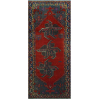 Vintage Distressed Darell Red/Grey Runner