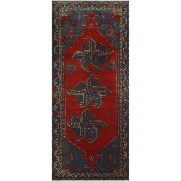 Vintage Distressed Darell Red/Grey Runner