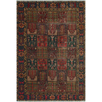 Vintage Distressed Ferdinand Red/Gold Soft Area Rug