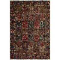 Vintage Distressed Ferdinand Red/Gold Soft Area Rug