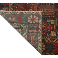 Vintage Distressed Ferdinand Red/Gold Soft Area Rug