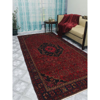 Vintage Distressed Marybeth Red/Black Runner