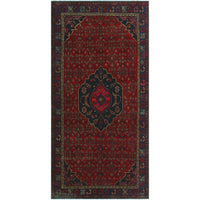 Vintage Distressed Marybeth Red/Black Runner
