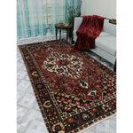 Vintage Distressed Mimi Red/Ivory Runner