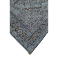Vintage Distressed Overdyed Jazman Area Soft Rug