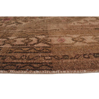 Vintage Distressed Overdyed Macy Rust/Brown Soft Area Rug