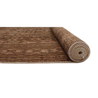 Vintage Distressed Overdyed Macy Rust/Brown Soft Area Rug