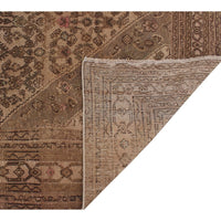 Vintage Distressed Overdyed Macy Rust/Brown Soft Area Rug