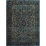 Vintage Distressed Overdyed Yan Soft Area Rug