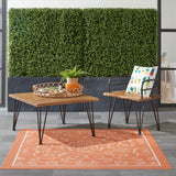 Nourison Home & Garden Scrolling Ivory Vines Indoor/Outdoor Area Rug