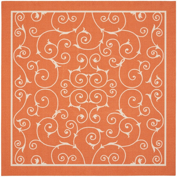 Nourison Home & Garden Scrolling Ivory Vines Indoor/Outdoor Area Rug