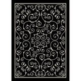 Nourison Home & Garden Scrolling Ivory Vines Indoor/Outdoor Area Rug