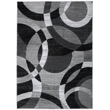 Geometric Circles Soft Area Rug